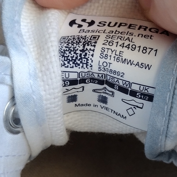 Superga 2750 size 6 1/2 - Picture 11 of 12